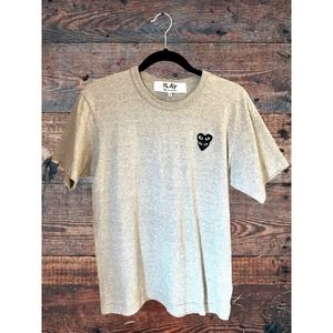 MEN’S-PLAY by Comme des Garçons-Gray T-shirt-NEW-SIZE MEDIUM